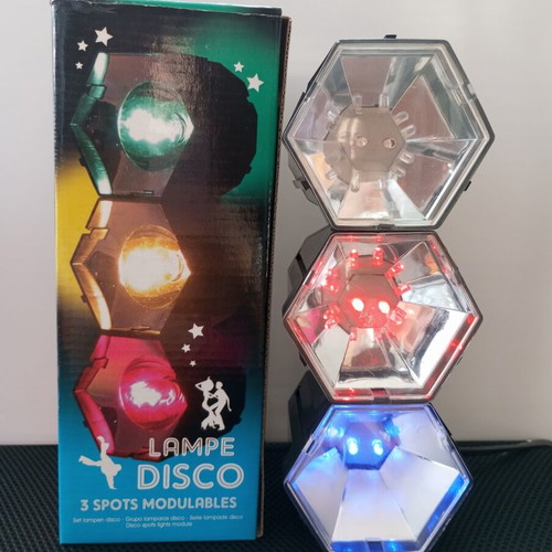Disco Lamp with 3 Adjustable Spots New
