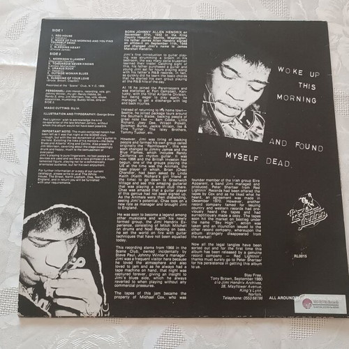 LP Jimi Hendrix - Jim Morrison 'Woke Up This Morning..' vinyl used