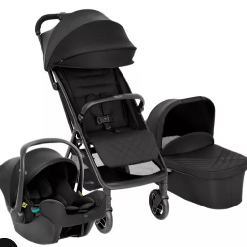 Graco Evo 3-in-1 stroller system like new, black-anthracite