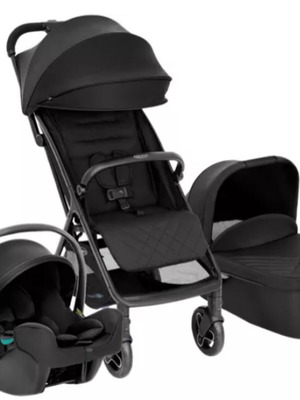 Graco Evo 3-in-1 stroller system like new, black-anthracite