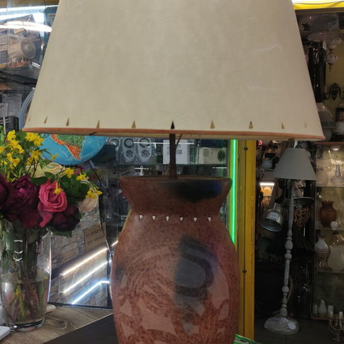 Table lamp used, height 70cm