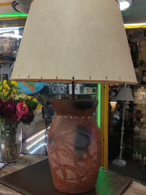 Table lamp used, height 70cm
