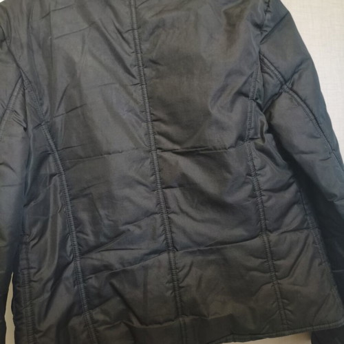 Ysatis Black Winter Jacket with Faux Fur Collar Size M Like New