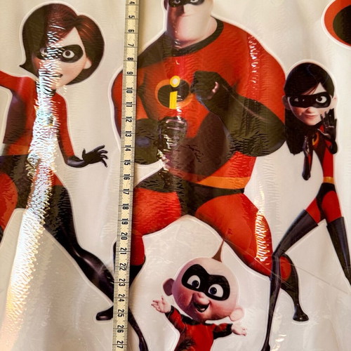 Wall sticker new with The Incredibles kids figures