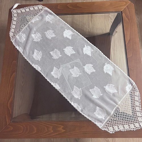 Beige runner like new 140x40 cm
