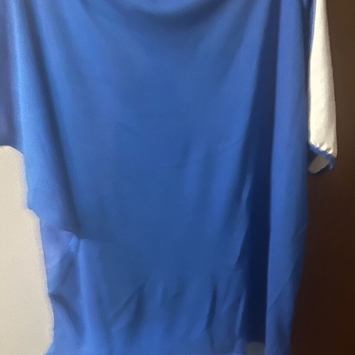 Women's blouse used with figure and strass, size M, blue