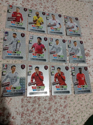 Adrenalyn Qatar 2022 Limited Edition cards used, pack of 25 XXL