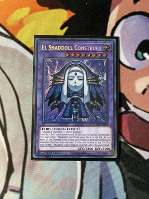 El Shaddoll Construct Chibi Yu-Gi-Oh! card new, ultra rare