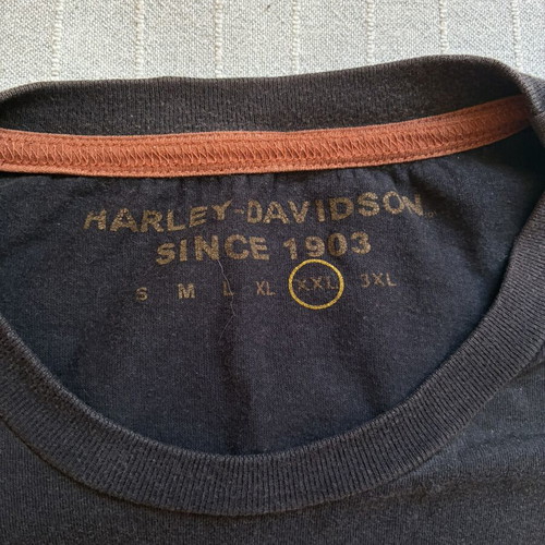 Harley-Davidson Genuine Oil graphic T-shirt XXL, vintage biker style