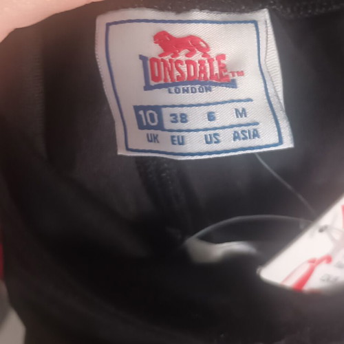 Lonsdale cotton leggings new, size 38 M, black