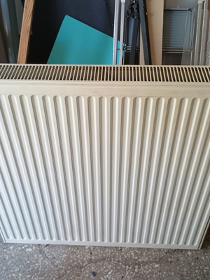 Heating radiator panel 90x90 double column type 22 used