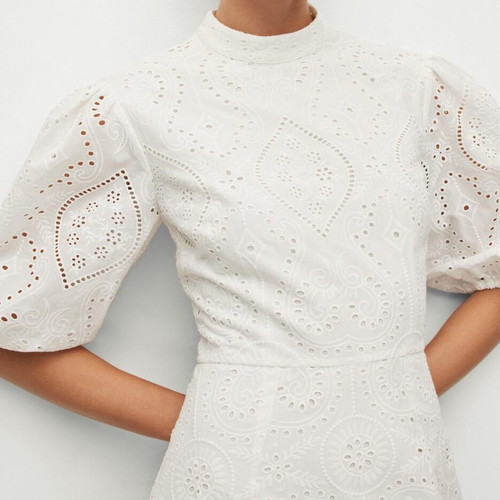 Camila Broderie dress All Saints new, size Large UK12, white
