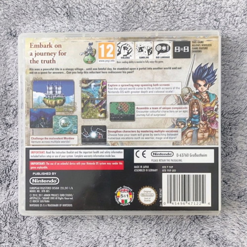 Dragon Quest VI Realms Of Reverie Nintendo DS used