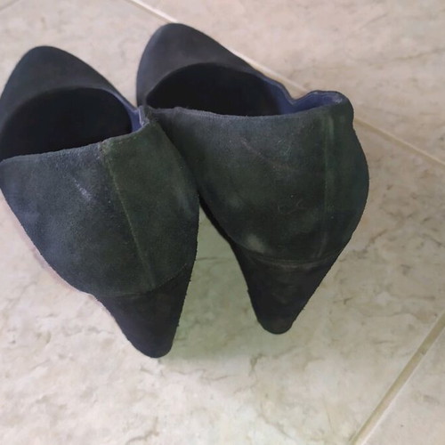 Platform shoes used size 39, black with minimal flaws
