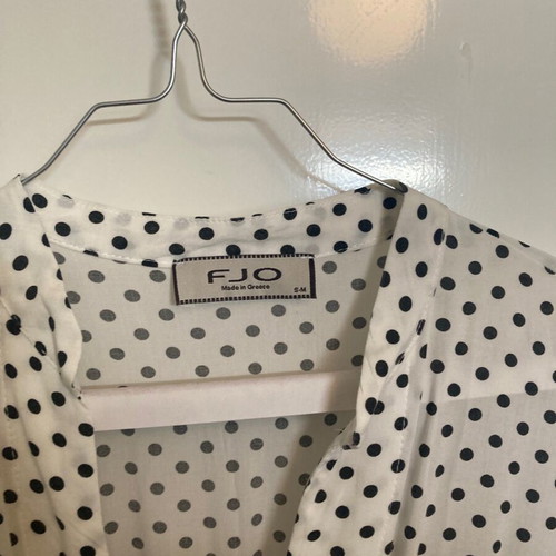 FJO Greece midi polka dot dress like new, size S/M