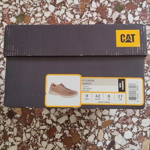 CAT casual shoes size 42 like new, brown
