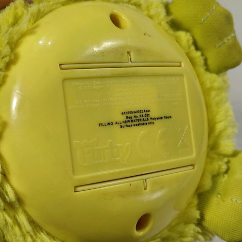 Furby Sprite Yellow 2012 used Hasbro