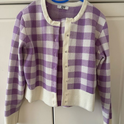 Knitted set unworn, jacket size M, blouse L, skirt XL, like new