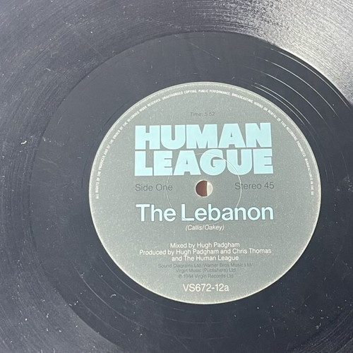 The Human League The Lebanon 1984 12” Maxi Single vinyl used