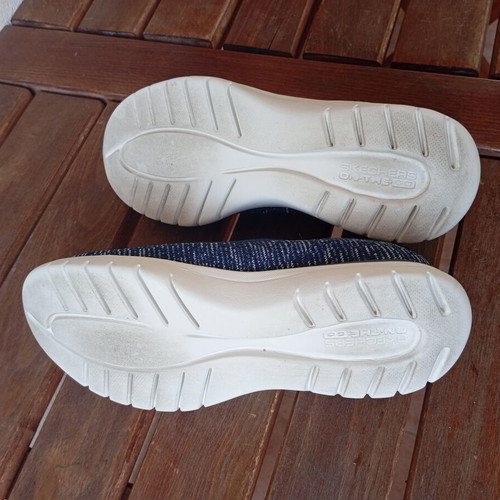 Skechers athletic shoes like new, size 36, blue
