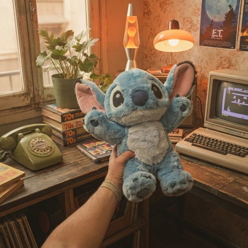 Disney Stitch Plush New Collectible Edition with Flower