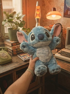 Disney Stitch Plush New Collectible Edition with Flower