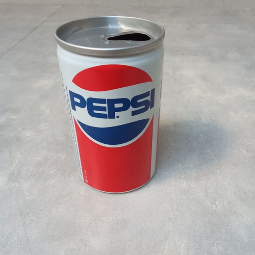 Mini Pepsi can used, collectible promotional 1980-1990
