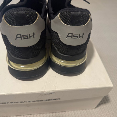 Ash sneakers used, size 39, black athletic shoes