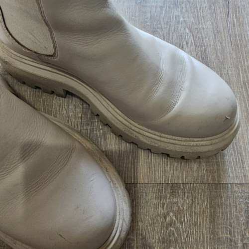 Badura ankle boots used, size 37, beige
