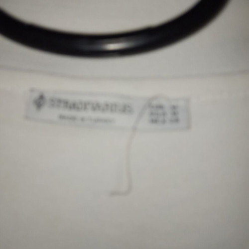 Stradivarius jacket size medium, like new, white and blue