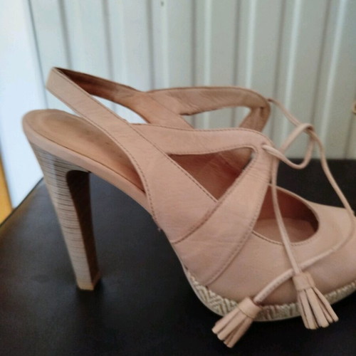 Hispanitas sandals like new, size 40, pink leather