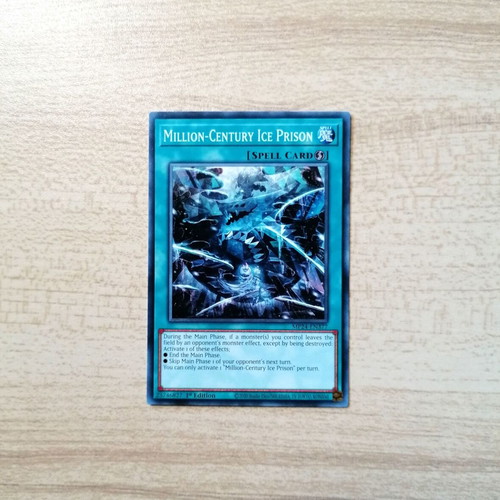 Yu-Gi-Oh! Million-Century Ice Prison 1st Edition Spell Card near mint