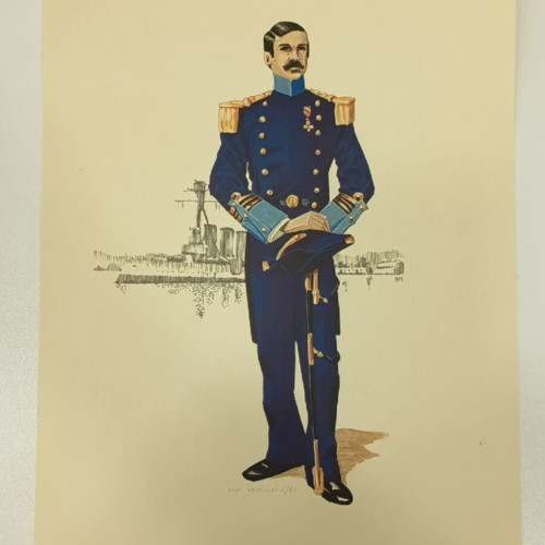 Naval Uniforms Illustrated Edition by General Staff, like new, 12 sheets