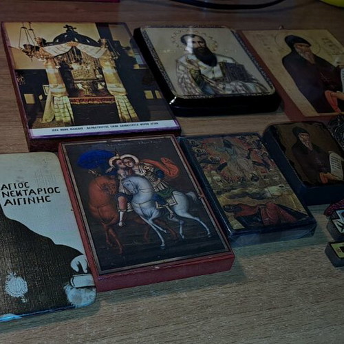 Religious icons used, pack all together in good condition