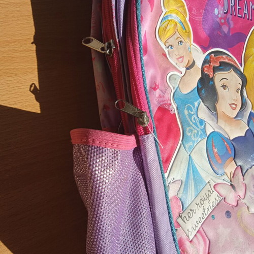 GIM Disney Princess school anatomical backpack used