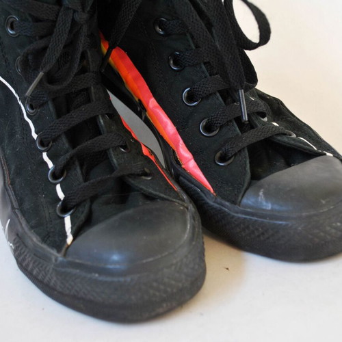 Converse Chuck Taylor All Star Pink Floyd 2008 high tops used, size 38