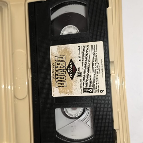 Dumbo VHS tape used, Walt Disney classic, English