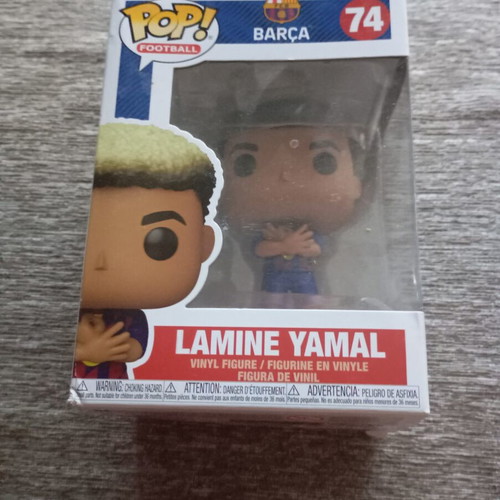 Funko POP! Football #74 Lamine Yamal FC Barcelona vinyl figure with box