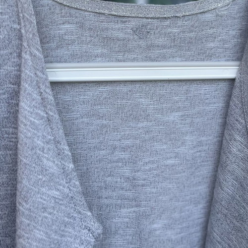 Lululemon thin cardigan with silver details, grey, size M
