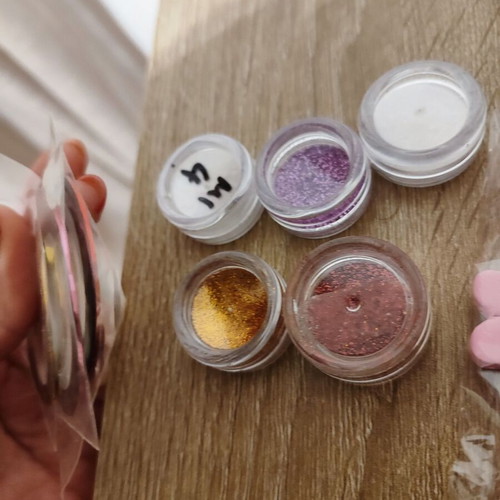 Nail glitter and various nail care items new pack