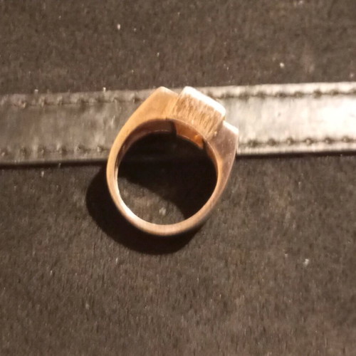 Silver 925 vintage ring with citrine stone like new