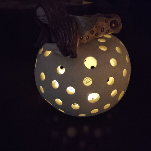 Table ceramic lamp new, decorative