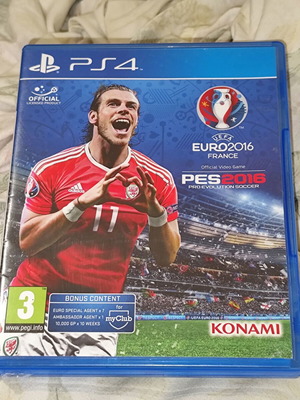 Pro Evolution Soccer 2016 PS4 σαν καινούργιο, συλλεκτικό Euro 2016
