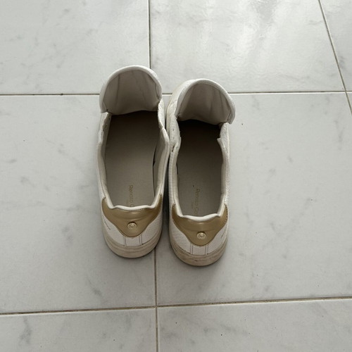 Renato Garini White/Gold Snake Women's Sneakers size 41