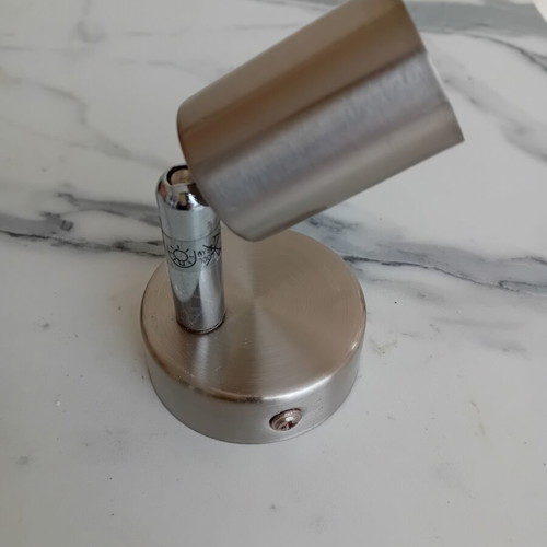 Metallic LED spotlight like new, pack of 2