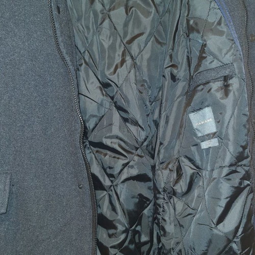 Zara men's coat M used, charcoal with 51% wool