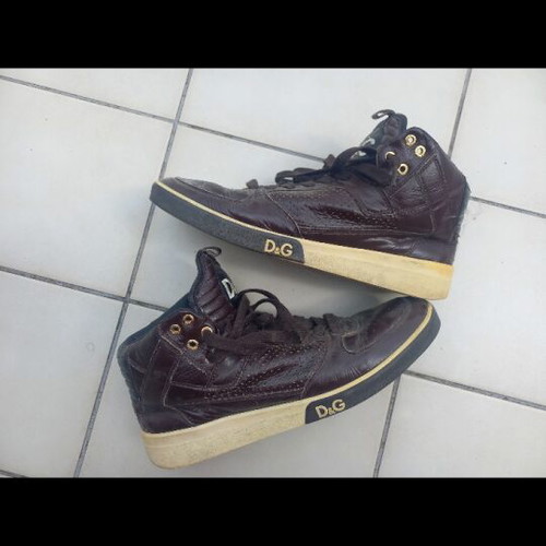 Dolce & Gabbana sneakers like new, brown with beige, size 43
