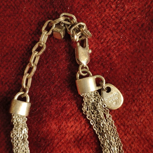 Dyrberg/Kern necklace used with crystals and geometric pendant