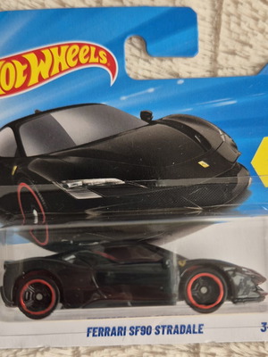 Ferrari SF90 Stradale black new Hot Wheels car