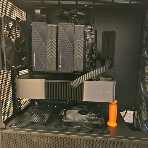 Adjustable GPU Support Stand for NVIDIA & Radeon, anti-sag